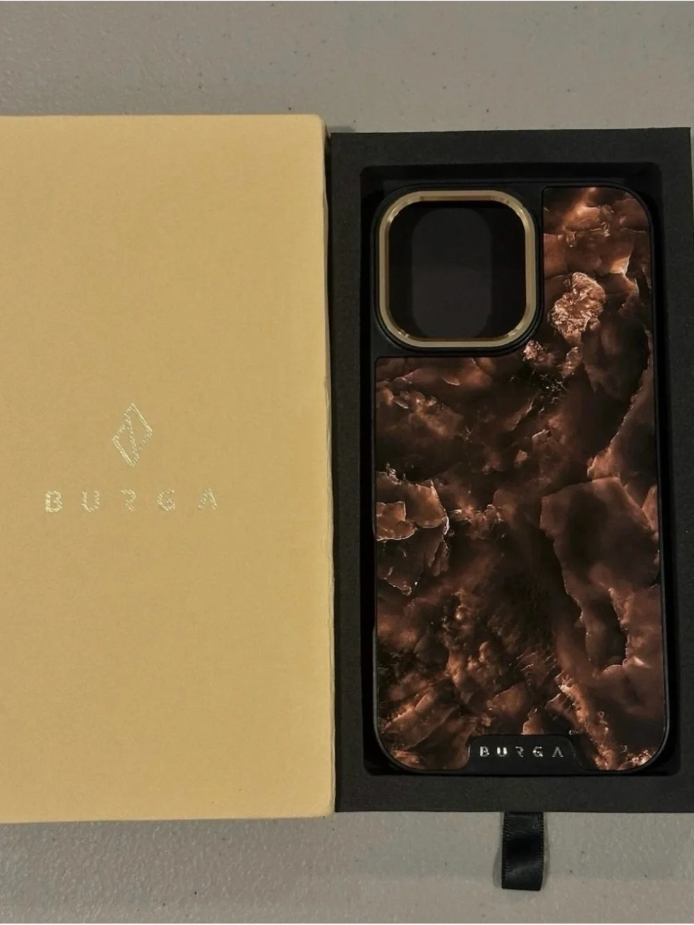 BRAND NEW BURGA iPhone 16 Pro Max Marble Phone Case